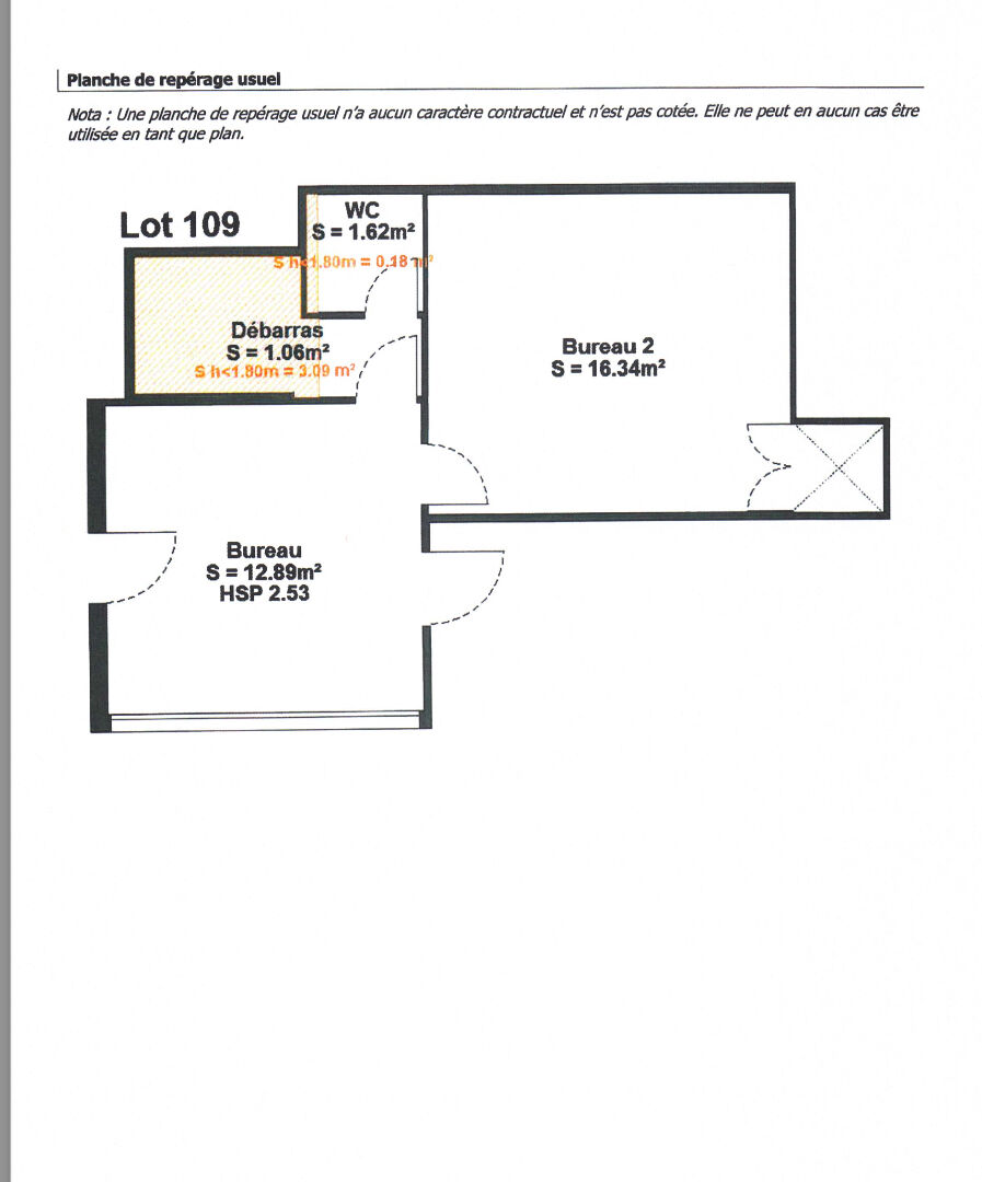 Bureaux  climatises sur cour arboree à Paris 15 — photo 2