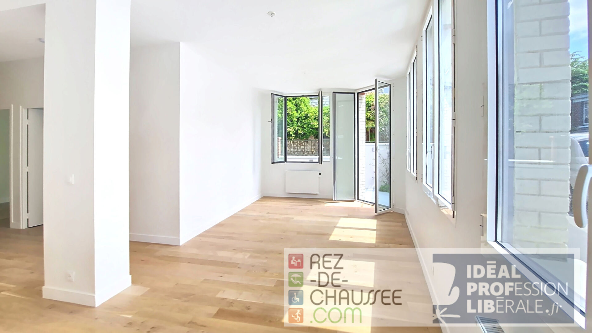 Mousaïa bureaux pour profession liberale sur 2 niveaux avec exterieur à Paris 19 — photo 2