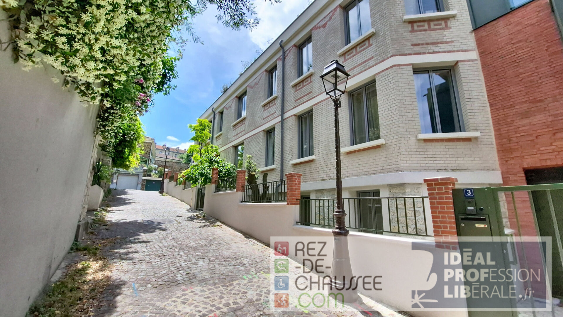 Mousaïa bureaux pour profession liberale sur 2 niveaux avec exterieur à Paris 19 — photo 11