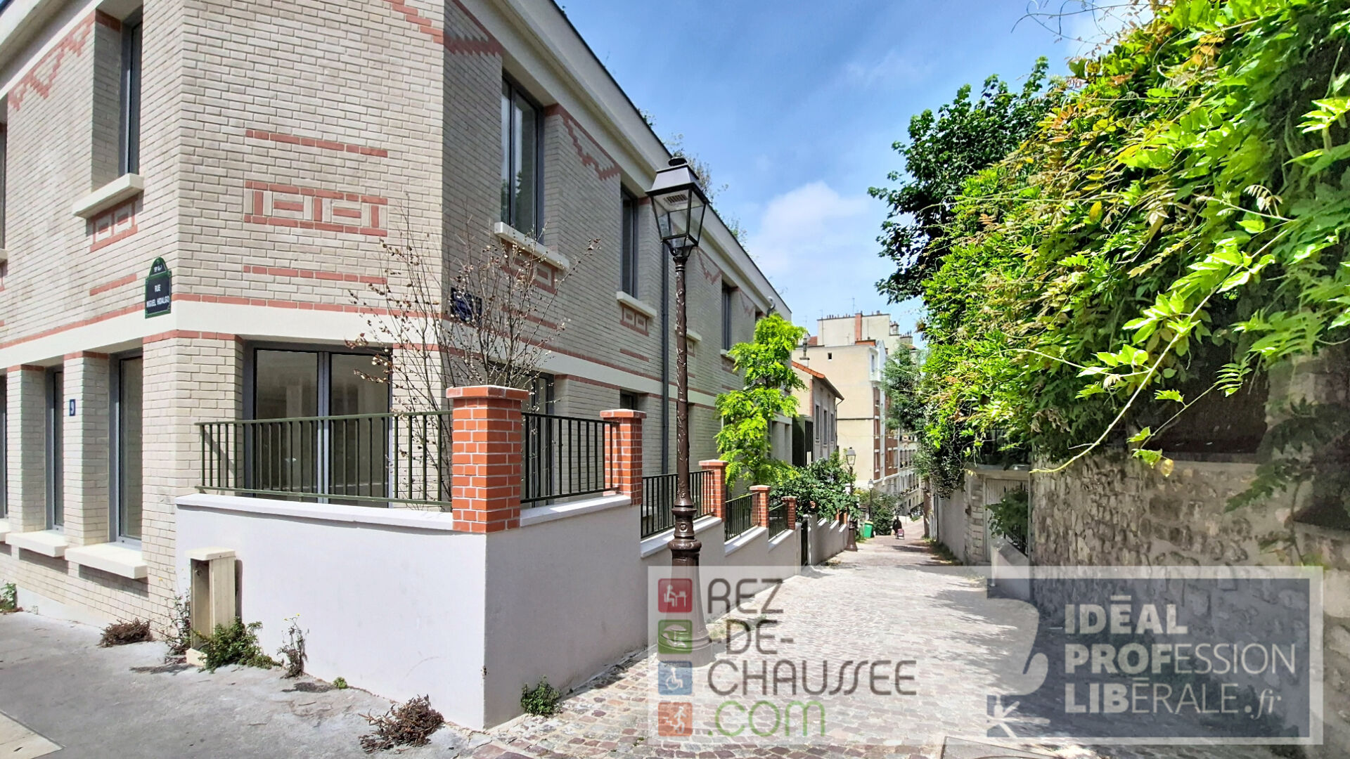 Mousaïa bureaux pour profession liberale sur 2 niveaux avec exterieur à Paris 19 — photo 12