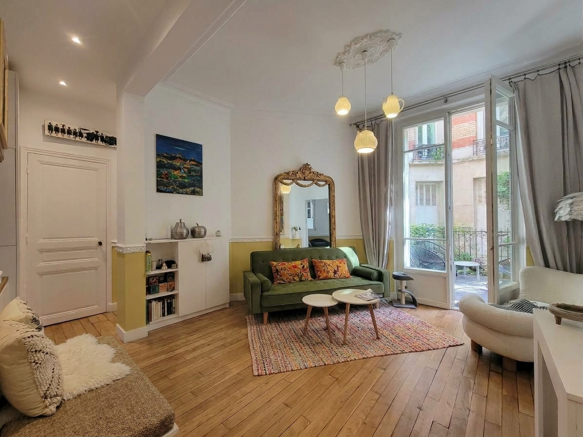 Superbe appartement refait neuf avec jardinet à Paris 15 — photo 1